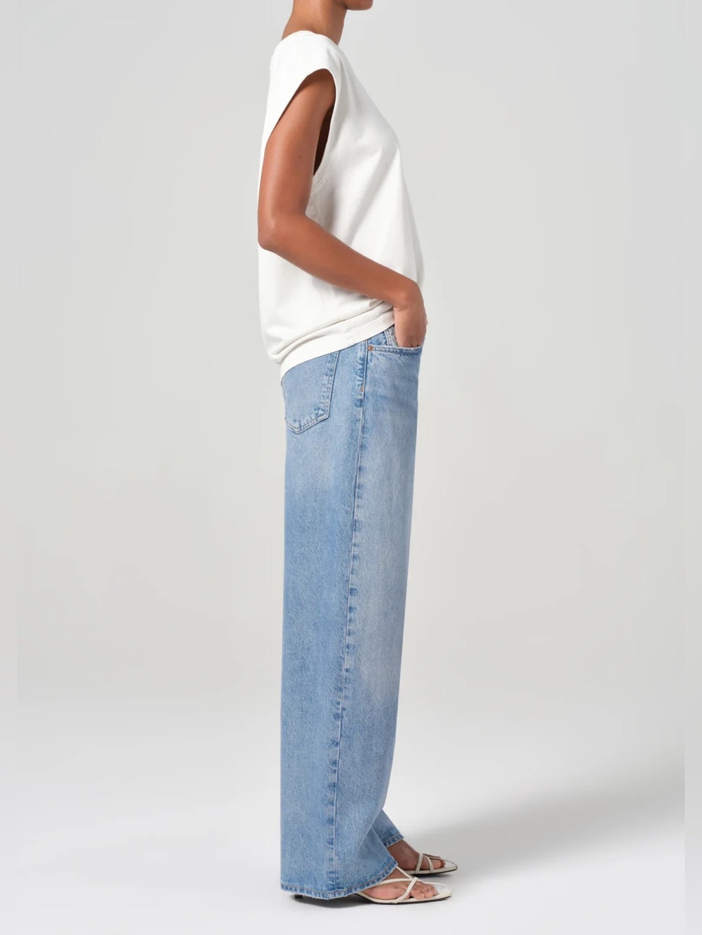 NEW Agolde Low Slung Baggy Jeans in Libertine Slightly Distressed Size 27 - Picture 14 of 14